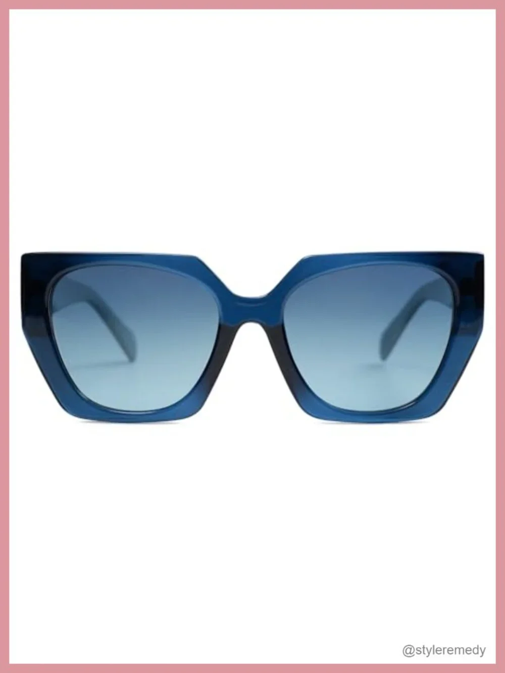 Oversized Square Cateye Sunglasses for Women